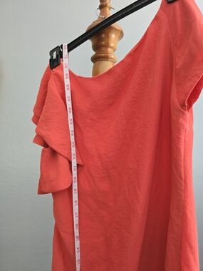 Blaque Label Coral Ruffle Sleeve Dress